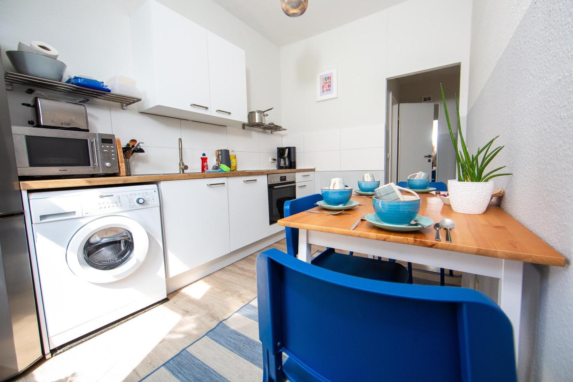 Grossraum-Apartments Mit 2Sz, Wz, Kueche, Smart-Tv, Parken, Etc إرفورت الغرفة الصورة