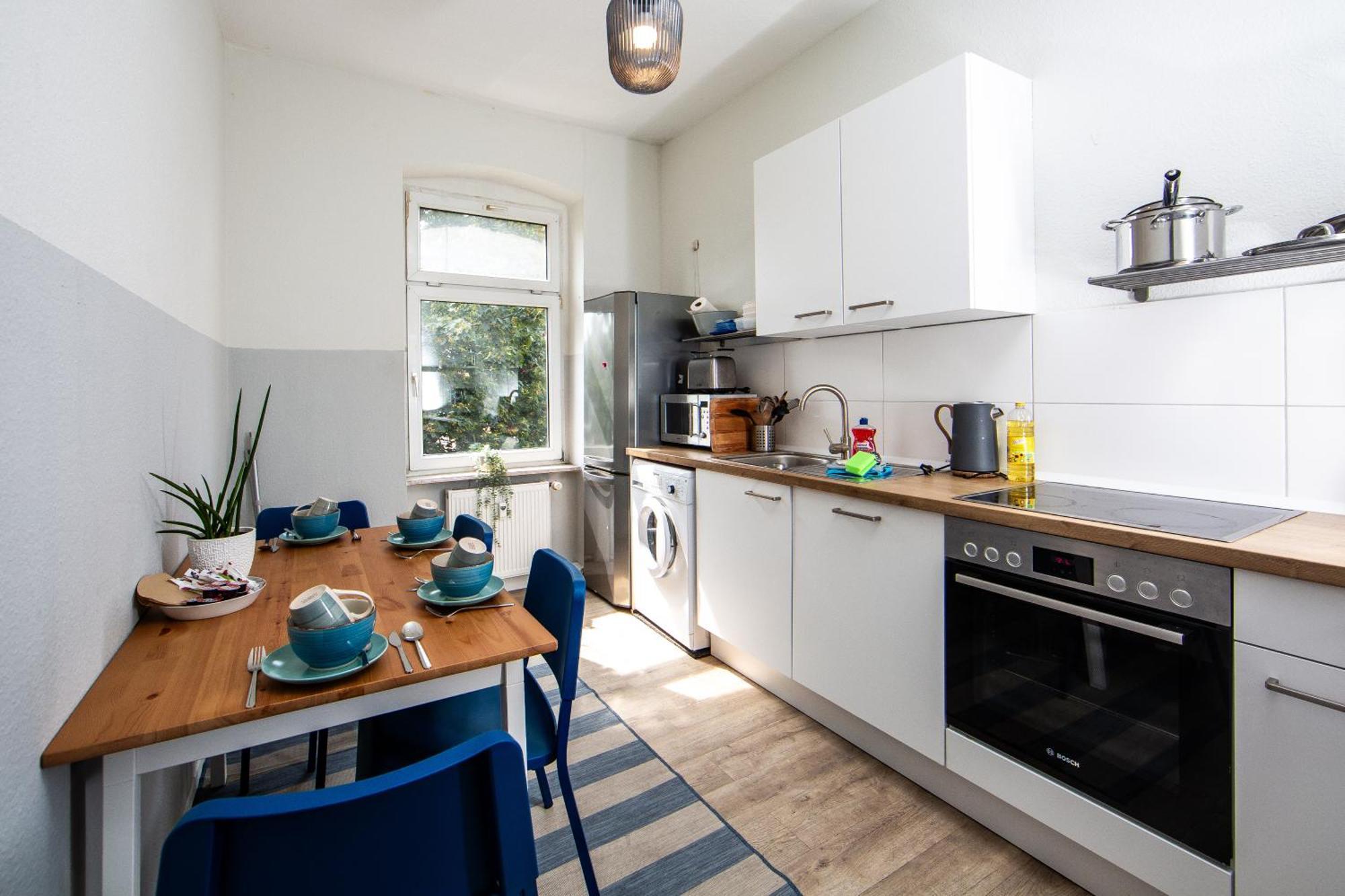 Grossraum-Apartments Mit 2Sz, Wz, Kueche, Smart-Tv, Parken, Etc إرفورت المظهر الخارجي الصورة