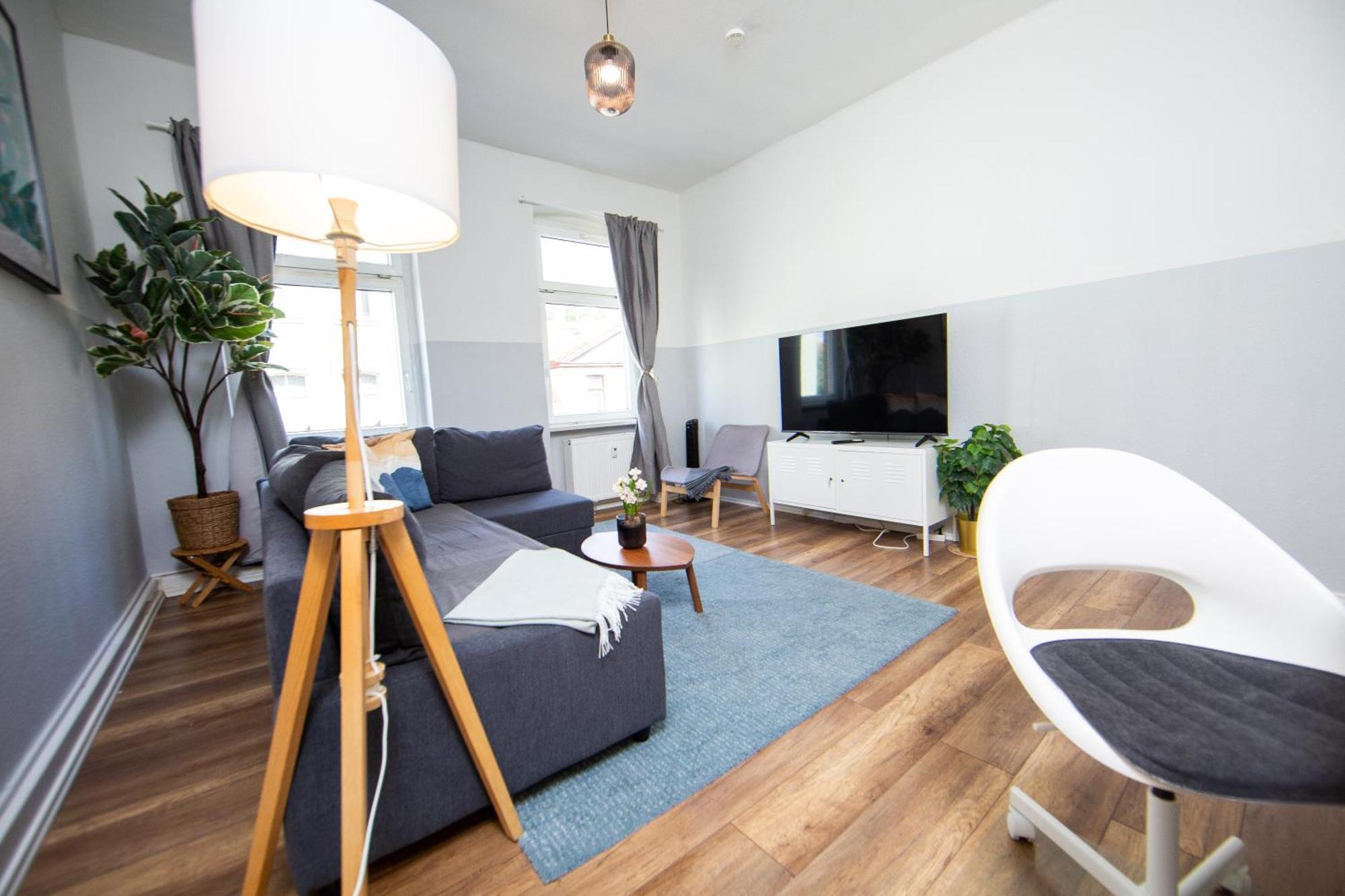 Grossraum-Apartments Mit 2Sz, Wz, Kueche, Smart-Tv, Parken, Etc إرفورت الغرفة الصورة