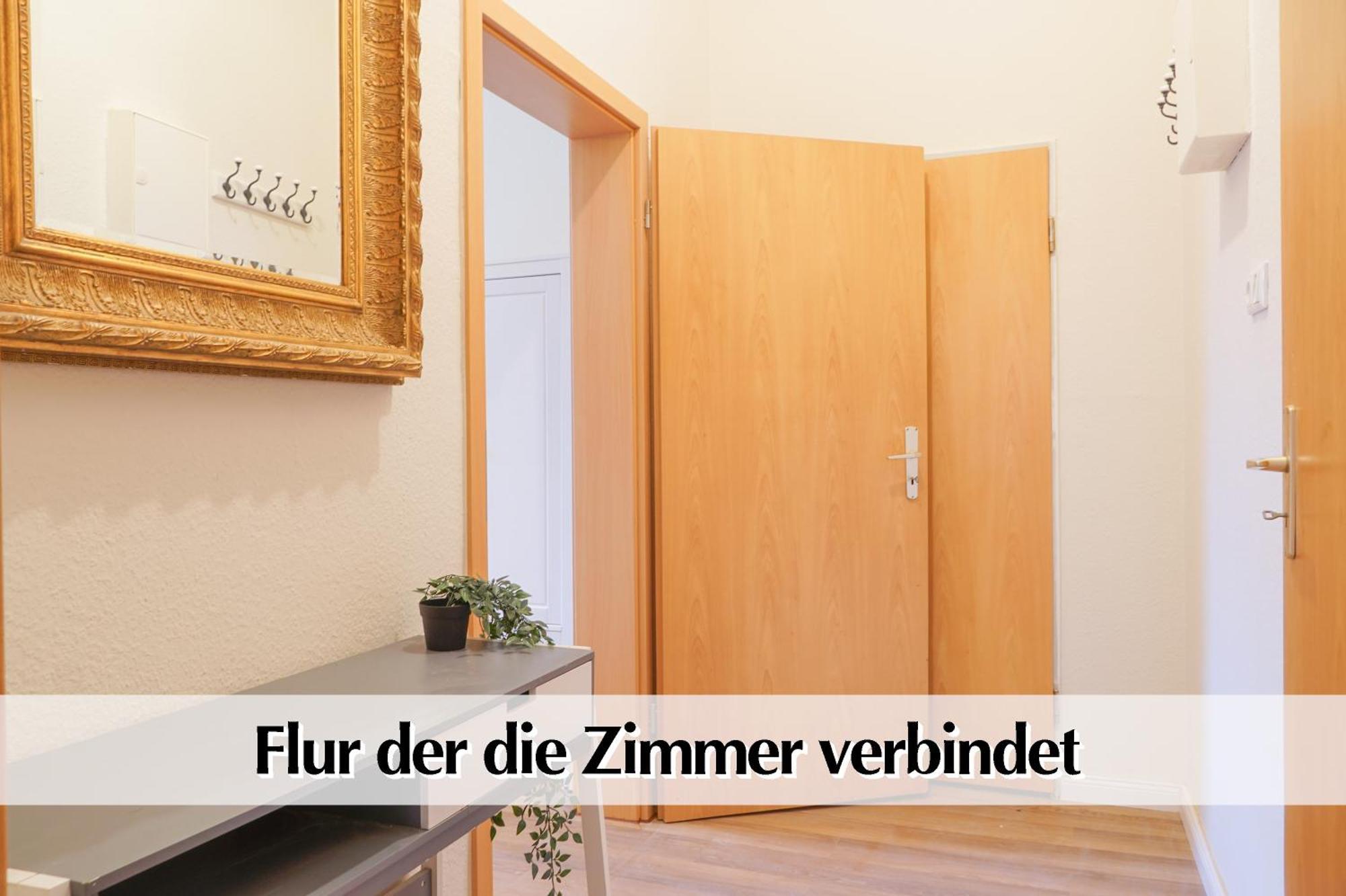 Grossraum-Apartments Mit 2Sz, Wz, Kueche, Smart-Tv, Parken, Etc إرفورت الغرفة الصورة