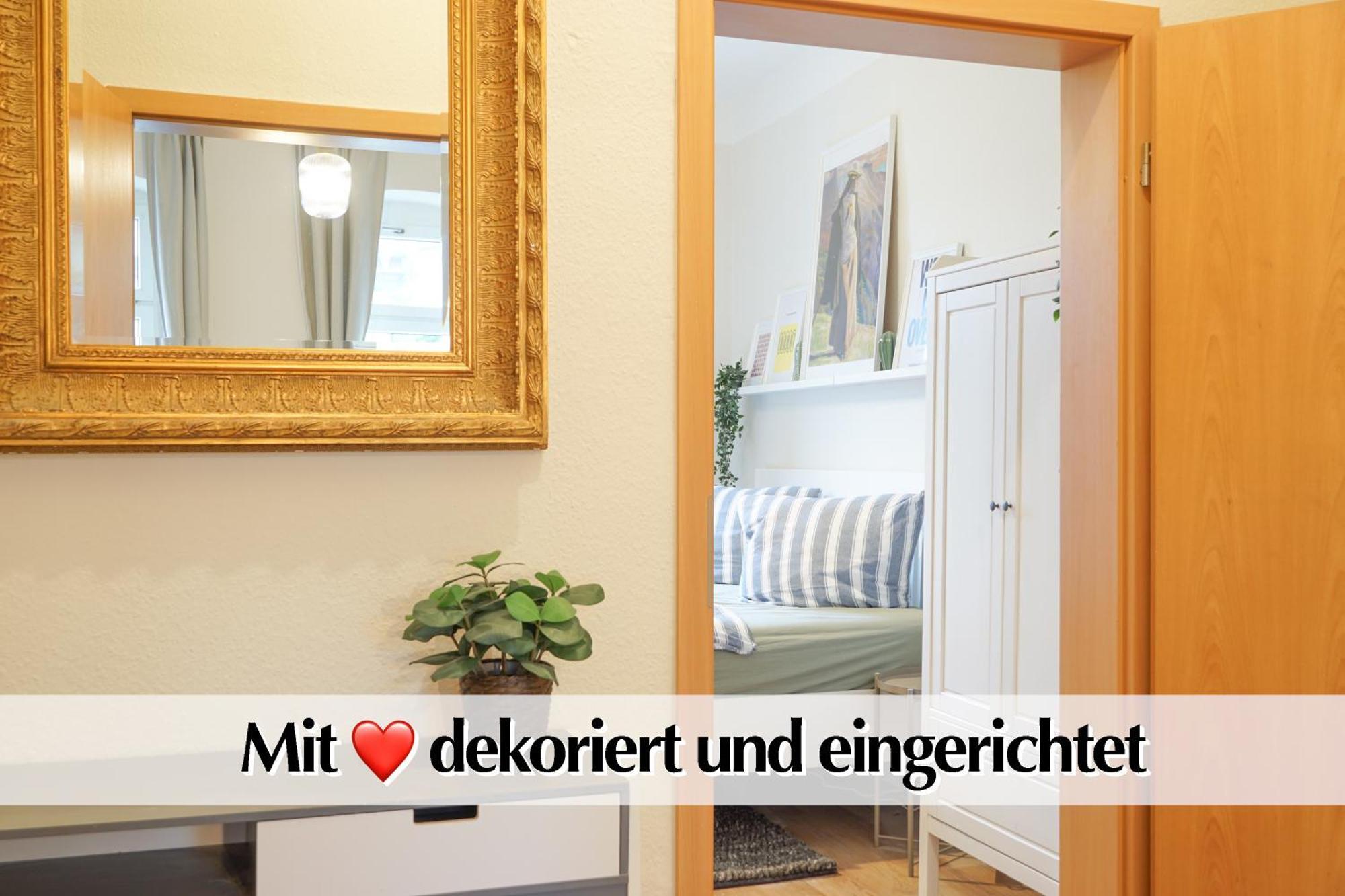 Grossraum-Apartments Mit 2Sz, Wz, Kueche, Smart-Tv, Parken, Etc إرفورت المظهر الخارجي الصورة